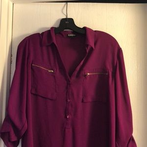 Express two pocket zip front